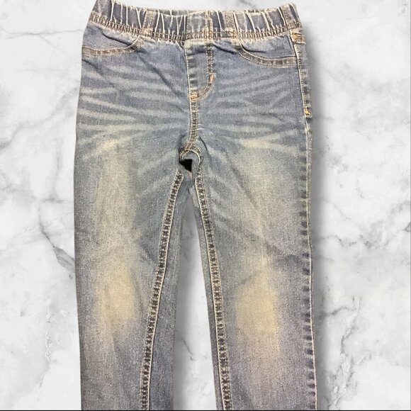 Cherokee Girls Size 6 Blue Jeans Denim Blend Elastic Waist - Picture 5 of 13
